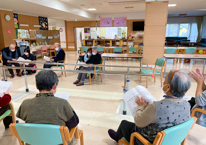 「渡里すずらん苑」のデイサービスの様子